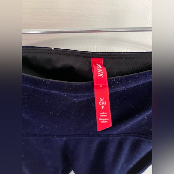 SPANX Blue Velvet High Waisted Leggings (s) - Picture 4 of 5